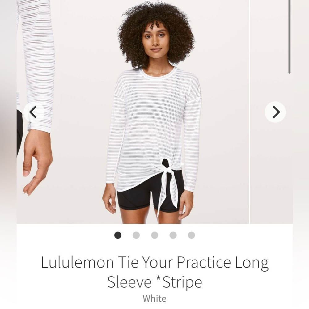 Lululemon Tie Your Practice Top